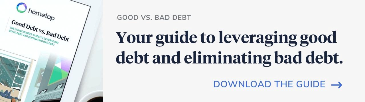 good vs. bad debt guide